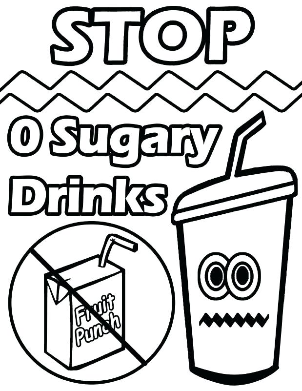 619x801 Healthy Coloring Pages Health Drinks Colouring Pages Healthy Body