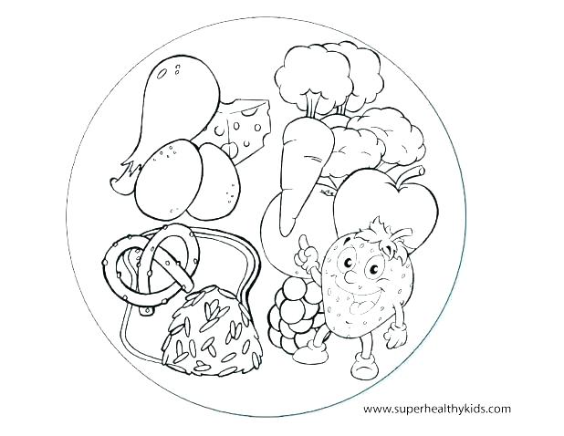 618x478 Healthy Food Coloring Pages Printable Healthy Foods Coloring Pages