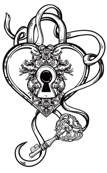 444x721 The Key To My Heart Celestial Alchemy Rosalie Young Coloring