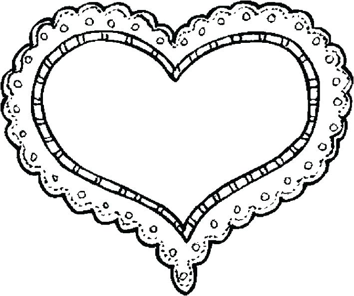 709x594 Coloring Page Heart Coloring Page Of A Heart Astonishing Heart