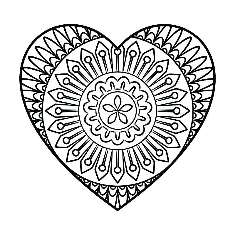 800x800 Heart Coloring Pages Love Coloring Pages For Adults Heart Coloring