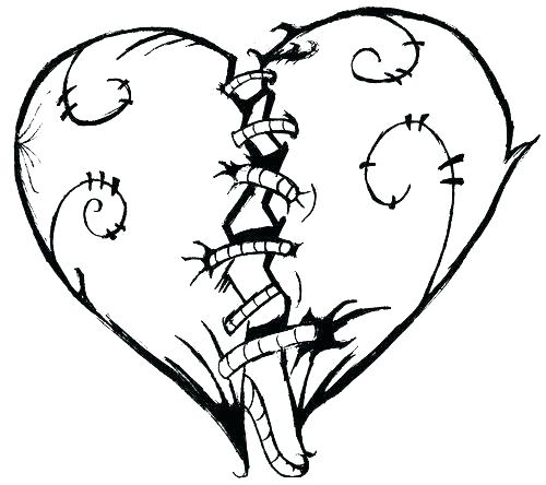 Heart Coloring Pages For Kids at GetDrawings | Free download