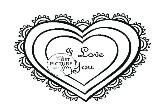 Heart Coloring Pages For Teens at GetDrawings | Free download