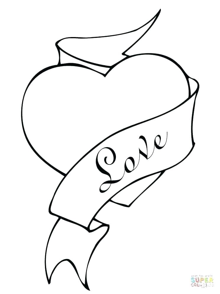 744x992 Heart Coloring Pages To Print Out Coloring Page Heart Valentine
