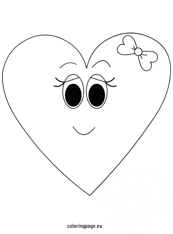 595x804 Human Heart Diagram Coloring Page Girl Cartoon Heart Coloring Girl