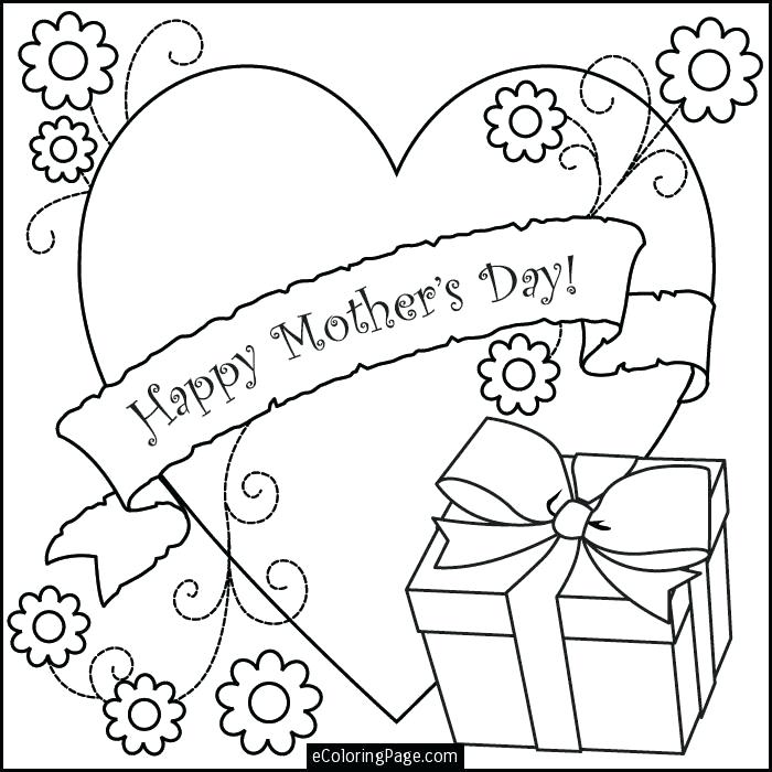 700x700 Hearts And Flowers Coloring Pages Happy Mothers Day Heart Flowers