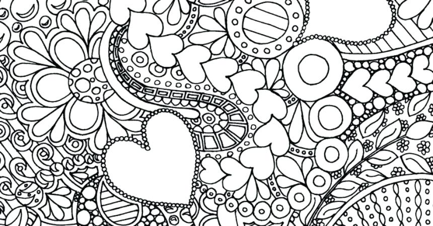 860x450 Hearts And Flowers Coloring Pages