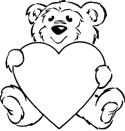 520x547 Heart Coloring Page Heart Shape Coloring Page Heart Shape Coloring