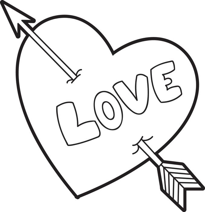 678x700 Valentine Heart Coloring Pages Educational Coloring Pages