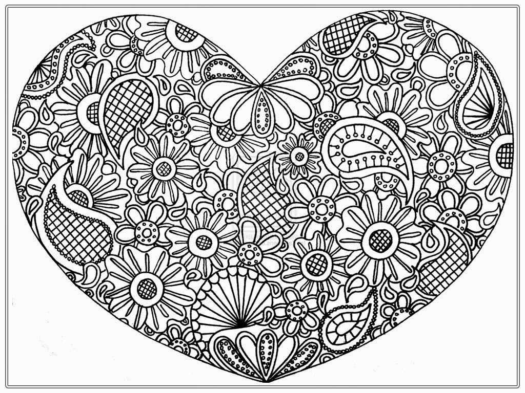 1024x768 Heart Mandala Coloring Pages Heart Mandala Coloring Pages
