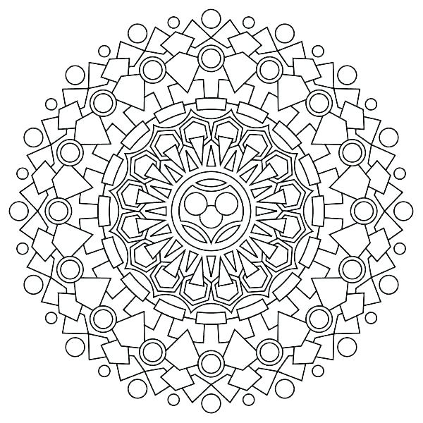 600x600 Heart Mandala Coloring Pages Mandala Coloring Pages Free Printable