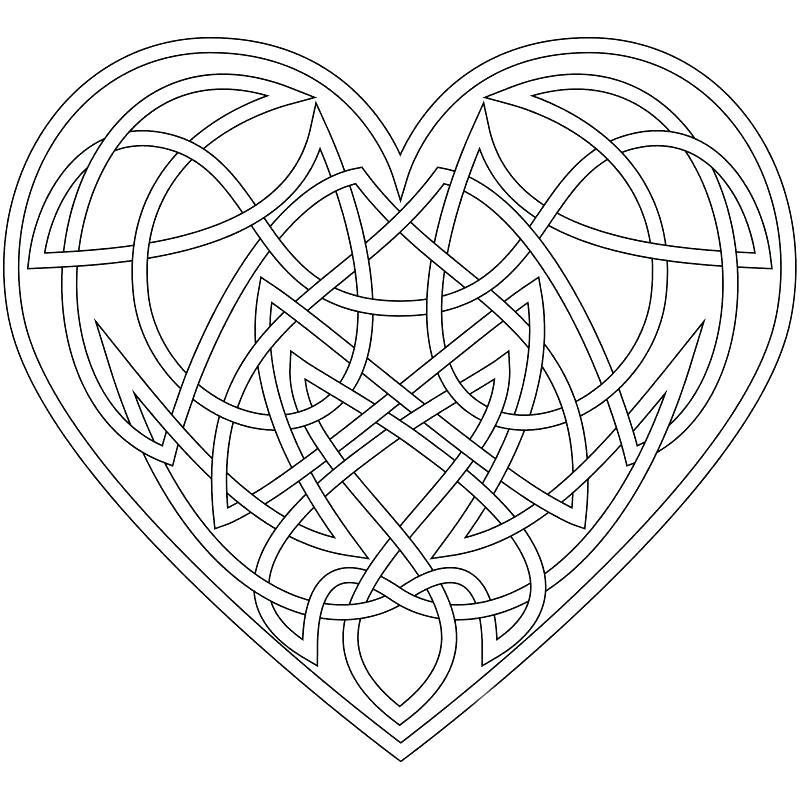 800x800 Celtic Mandala Coloring Pages