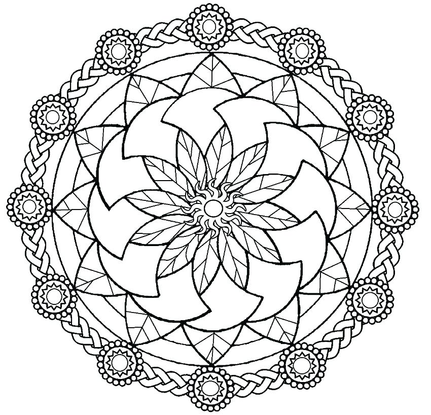 850x818 Celtic Knot Mandala Coloring Page Coloring Pages Bytes Heart