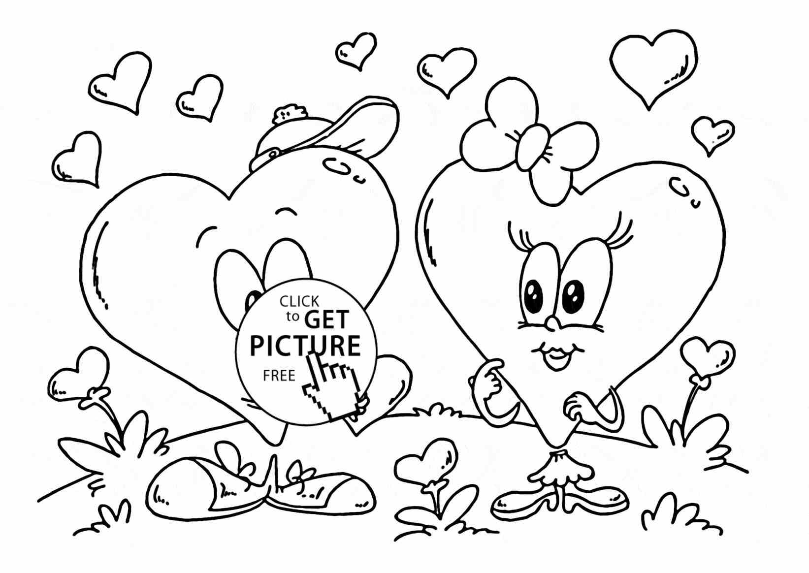 1643x1164 Hearts And Roses Coloring Pages Of Advanced