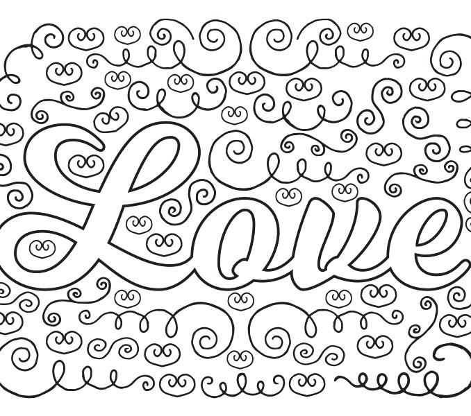 678x600 Printable Love Coloring Pages Kids Coloring Travel Printable Love