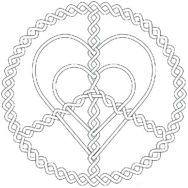 600x600 Peace And Love Coloring Pages Free Printable Love Coloring Pages