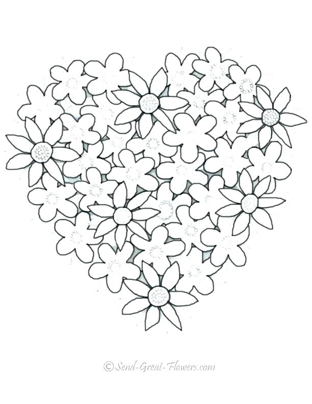 612x792 Free Valentine Heart Coloring Pages Printable Coloring Heart