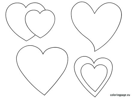 440x330 Heart Shaped Coloring Pages Heart Shaped Coloring Pages Coloring