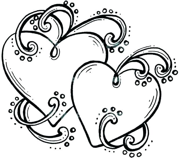 618x544 Heart With Wings Coloring Pages Angel Wings Coloring Pages Hearts