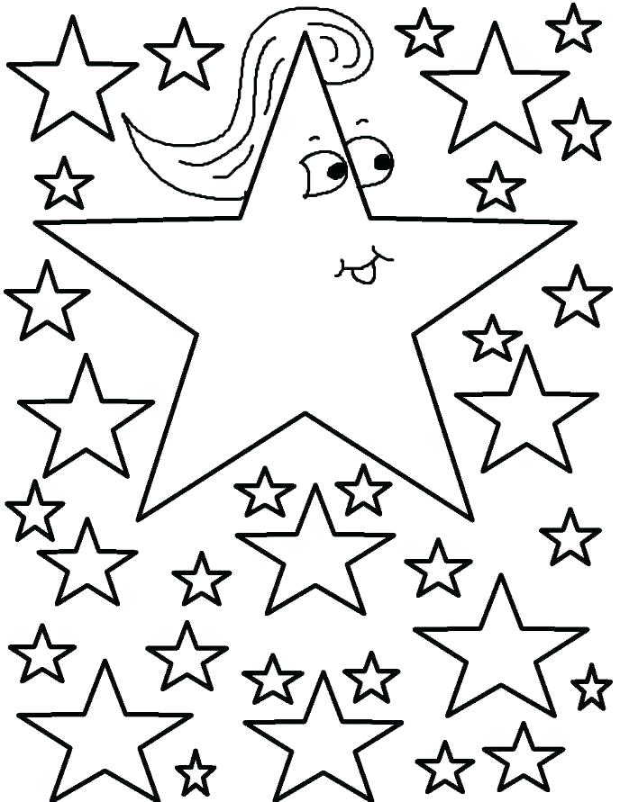 688x891 Coloring Pages Star Coloring Pages Star Free Printable Stars
