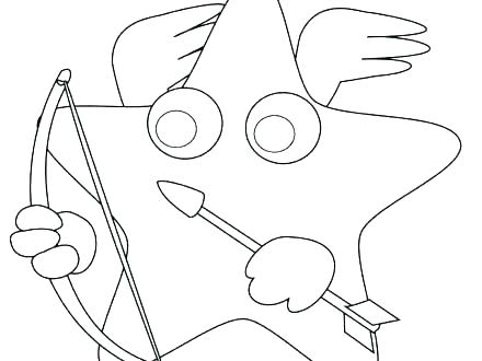 440x330 Hearts And Stars Coloring Pages Star Shape Coloring Page Coloring