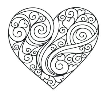 361x345 Coloring Pages For Adults Hearts