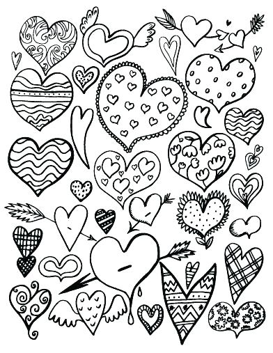 392x507 Human Heart Coloring Page Human Heart Coloring Pages As Heart