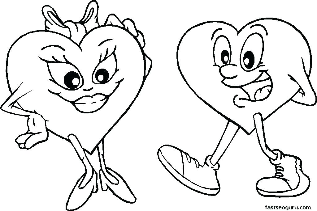 1024x683 Coloring Pages For Valentines Day