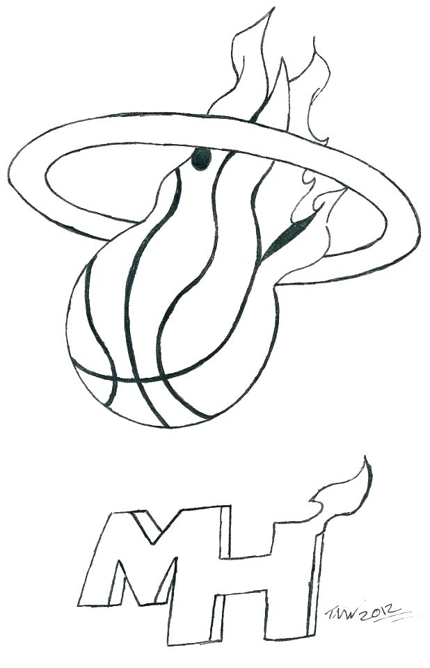 618x960 Miami Dolphins Coloring Pages Free Printable Heat Coloring Pages