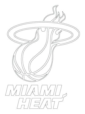360x480 Nba Logos Coloring Pages Coloring Pages Heat Coloring Pages Com