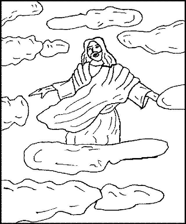 640x771 Ascension Of Jesus Christ Coloring Pages