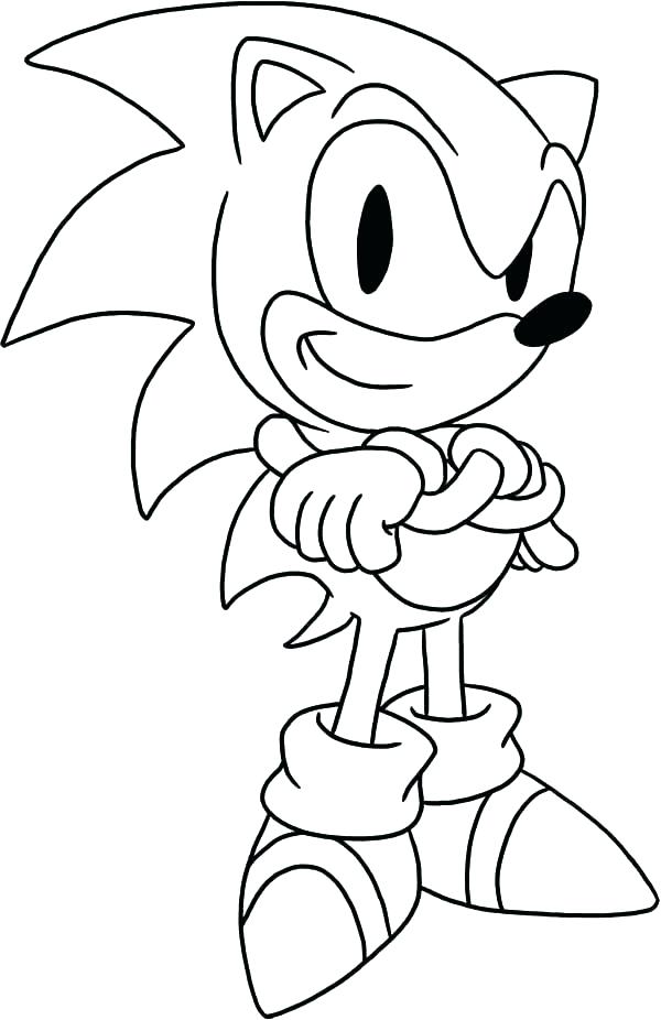 600x926 Super Sonic Coloring Pages Sonic Coloring Pages To Print Sonic