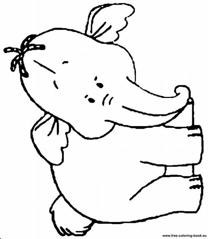 698x800 Heffalump Coloring Pages Gallery Free Coloring Sheets