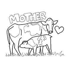 230x230 Top Free Printable Cow Coloring Pages Online