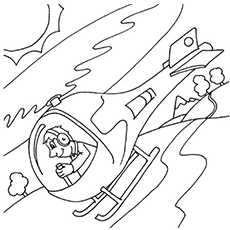 230x230 Helicopter Coloring Pages
