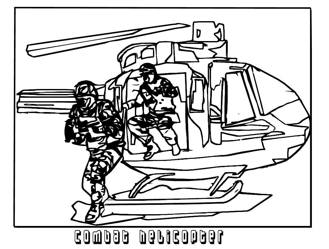 1056x800 Helicopter Coloring Pages To Print Best For Kids Army Realistic