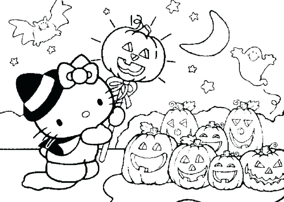 957x682 Interesting Kids Halloween Coloring Pages Cartoon Character