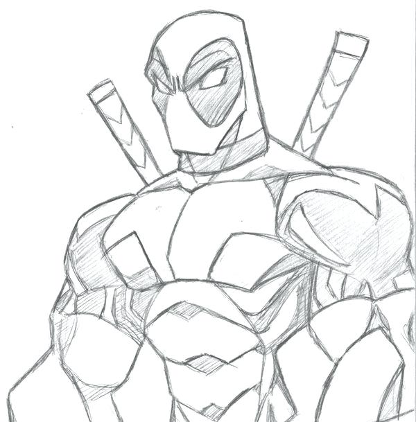 600x609 Appealing Hellboy Coloring Pages