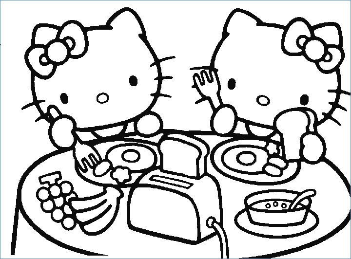 720x532 Hello Kitty Friends And Elephant Circus Coloring Pages