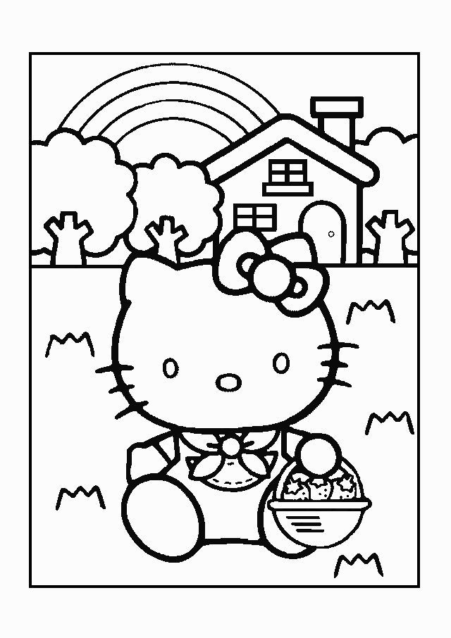 640x906 Beautiful Pics Of Hello Kitty Coloring Page Coloring Pages