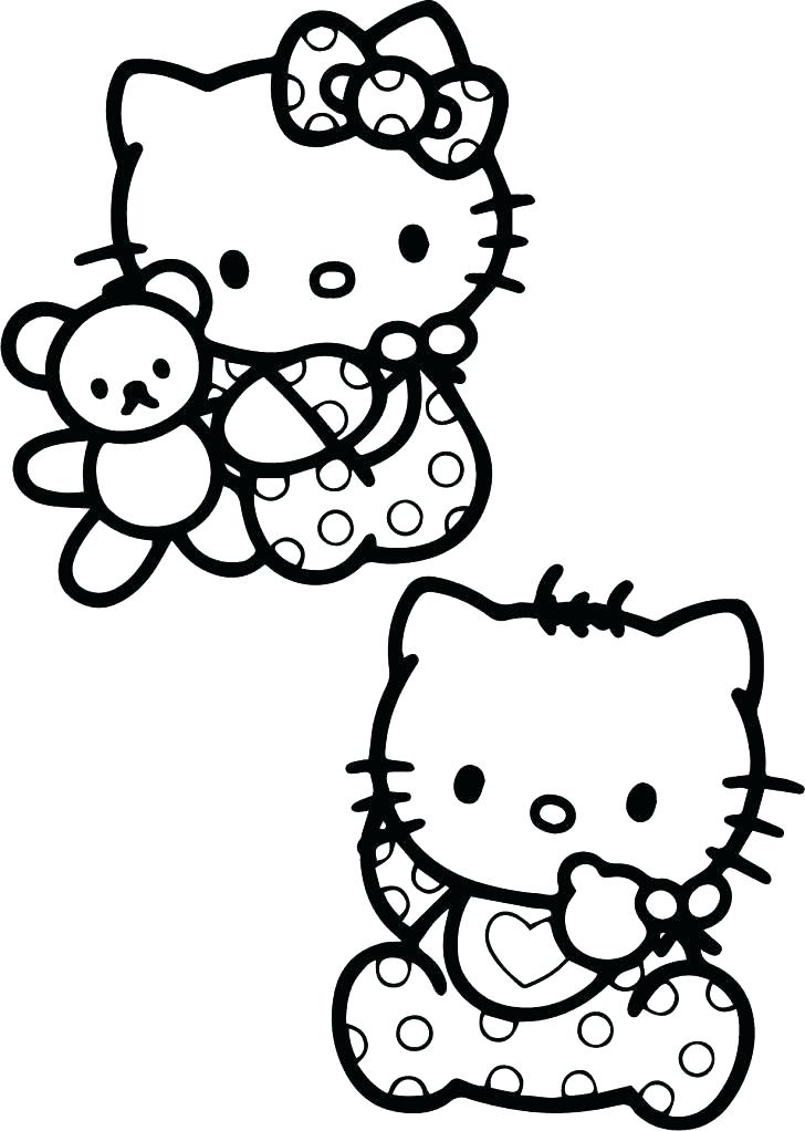 728x1022 Baby Hello Kitty Coloring Pages Awesome White Crayon Coloring Page