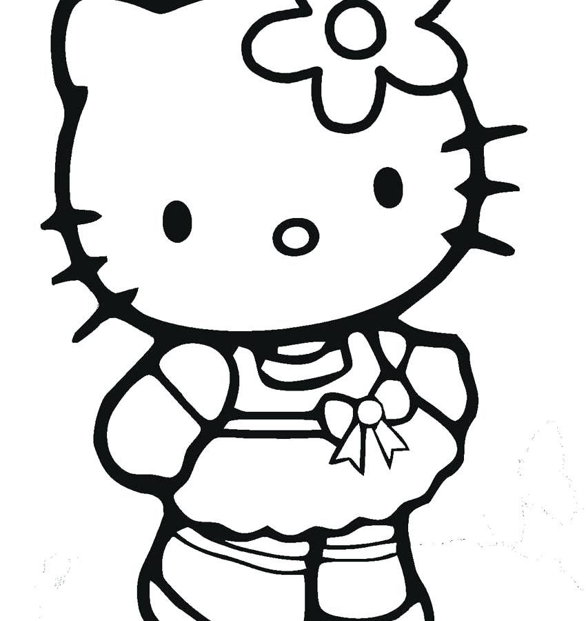 850x900 Free Hello Kitty Coloring Pages Pages Hello Kitty Coloring Pages