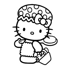 230x230 Top Free Printable Hello Kitty Coloring Pages Online