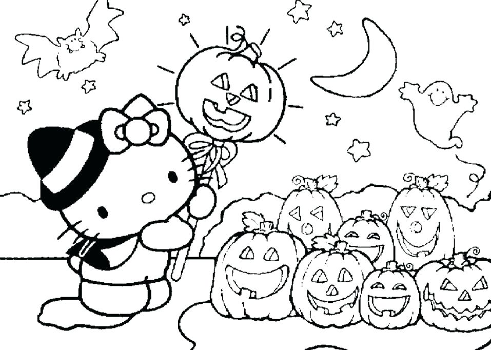 957x682 Cartoon Halloween Coloring Pages Cartoon Coloring Pages Fun