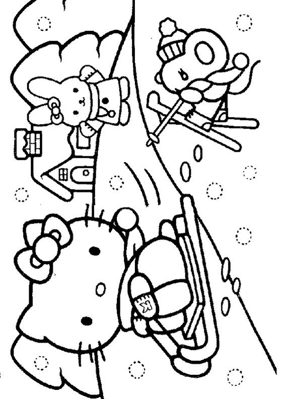 562x791 Coloring Pages Hello Kitty