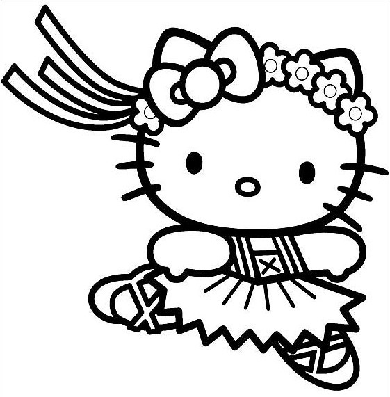 561x571 Free Printable Coloring Pages Hello Kitty Color Bros