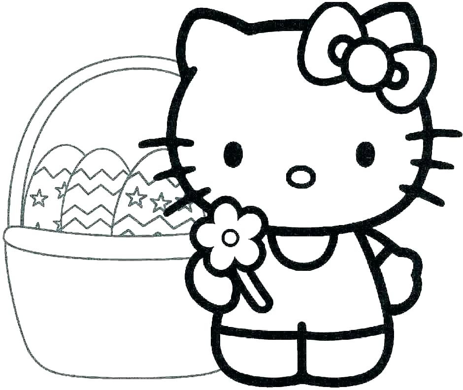 940x792 Hello Kitty Dancing Coloring Pages