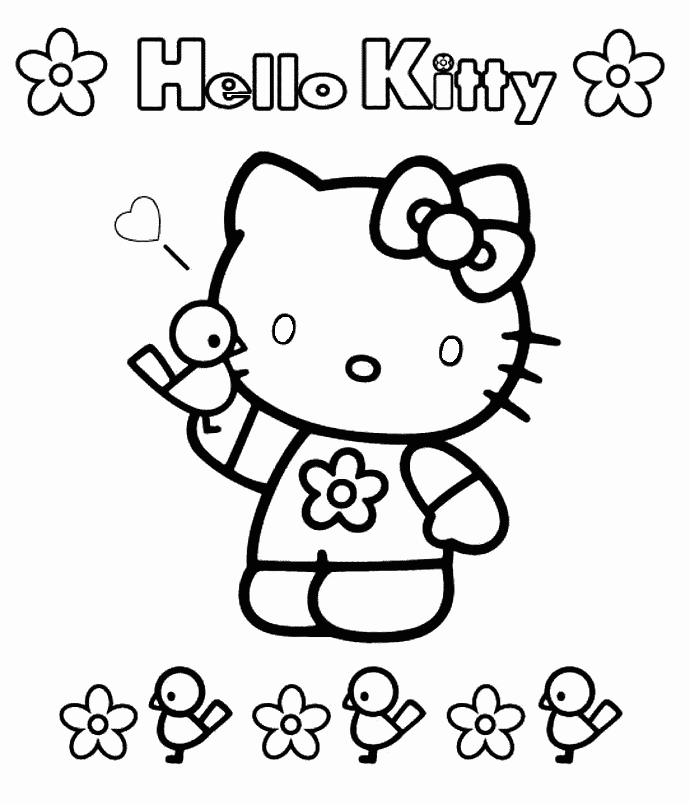 2250x2620 Coloring Pages To Print Unique Free Printable Hello Kitty Coloring
