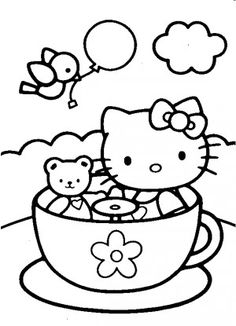 236x326 Free Easter Coloring Pages Easter Colouring, Hello Kitty And Easter