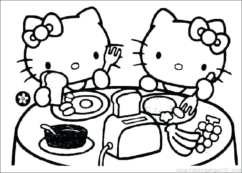 794x567 Hello Kitty Color Sheets